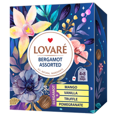 Чай чорний бергамот 64г (2г*32), пакет, асорті, LOVARE