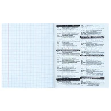 Зошит предметн. 48 арк., кл., софт тач+УФ, HK, історія