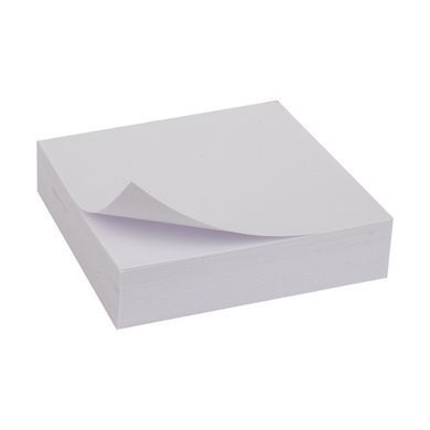 Папір для нотаток Elite "White" 90х90х20мм, непроклеєний