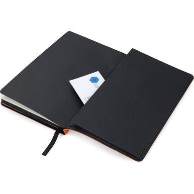Книга записна Partner Soft, 125*195, 96 аркушів, клітинка, помаранчев