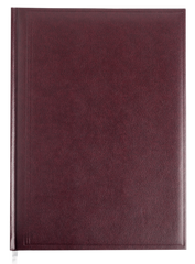 Щоденник недатований BASE, A4, 288 стор., бордовий