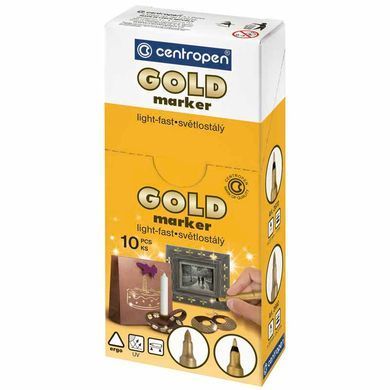 Маркер Gold 2670 1 мм. золотий
