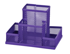 Приладдя настільне 153x102x100мм, металеве, фіолетовий, KIDS Line