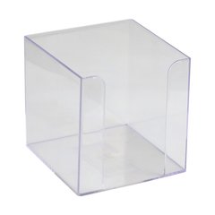 Куб для бумаг 90x90x90 мм, прозрачный