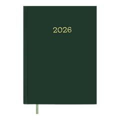 Щоденник датований 2026 MONOCHROME, A5, зелений