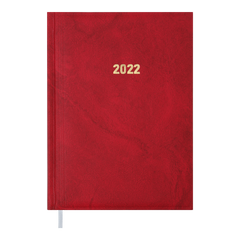 Щоденник датований 2024 BASE, А5, червоний