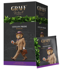 Чай чорний байховий 40г (2г*20), сашет, "Ceylon pride", GRAFF
