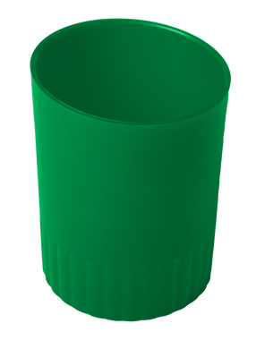 Стакан пластиковий для письмового приладдя, JOBMAX, зелений