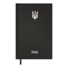 Щоденник датов. 2026 AIRY, A5, чорний, бумвініл