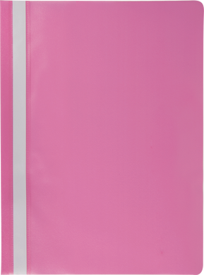 Папка-швидкозшивач з механізмом "вусики", JOBMAX, А4, 110/110 мкм, рожева
