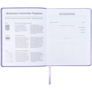Щоденник шкільний, м'яка обкл. PU, LP