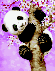 Картина за номерами "Грайлива панда", 40*50, ART Line