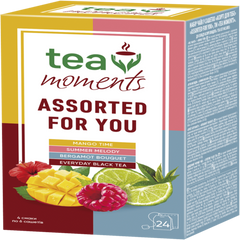 Набір чаю 4 смаки*1.7г*6, 24 сашет, "Assorted for You", Tea Moments