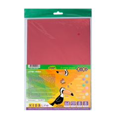 Набір кольорового картону фольгованого, 8 аркушів А4: 8 кольорів