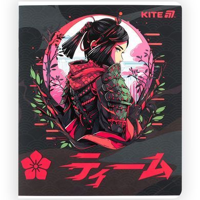 Зошит 48 арк., кл., софт тач + УФ лак, Kite Anime