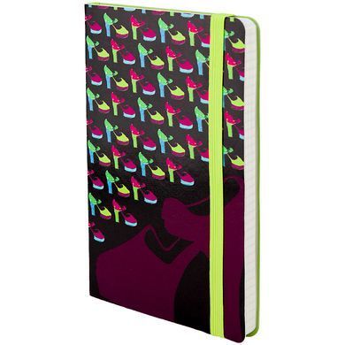 Книга записна Partner BBH Soft, 125*195, 96 аркушів, клітинка, Shoes