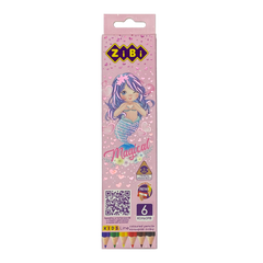 Карандаши цветные, 6цв., МАГИЯ, KIDS Line