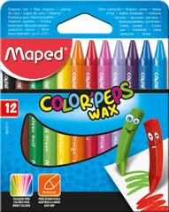 Мелки восковые COLOR PEPS Wax Crayons, 12 цв.