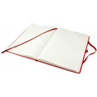 Книга записна Partner Grand, 210*295, 100 арк, кліт, червона