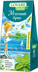 Чай трав'яний 36г (1.8г*20), пакет, "М'ятний бриз HERBS", LOVARE