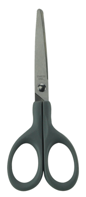 Ножицi офiснi, JOBMAX, 130 мм, сірі, Сірий