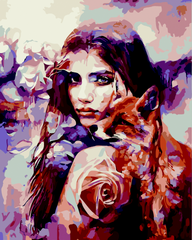 Картина за номерами "Лисиці", 40*50, ART Line