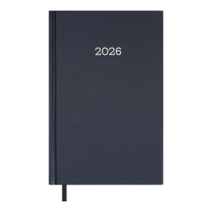 Щоденник датов. 2026 SIMPLE, A5, синій, бумвініл